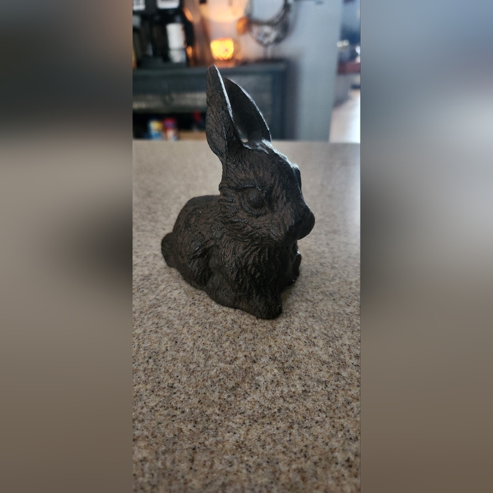 French Cast Iron Rabbit - Picture 2 of 5